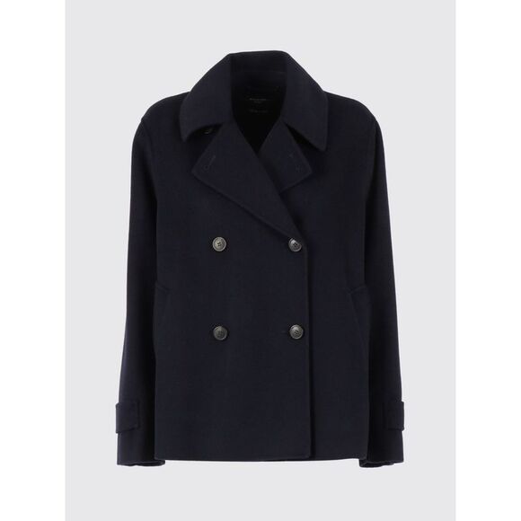 Weekend Max Mara Coat Woman Blue